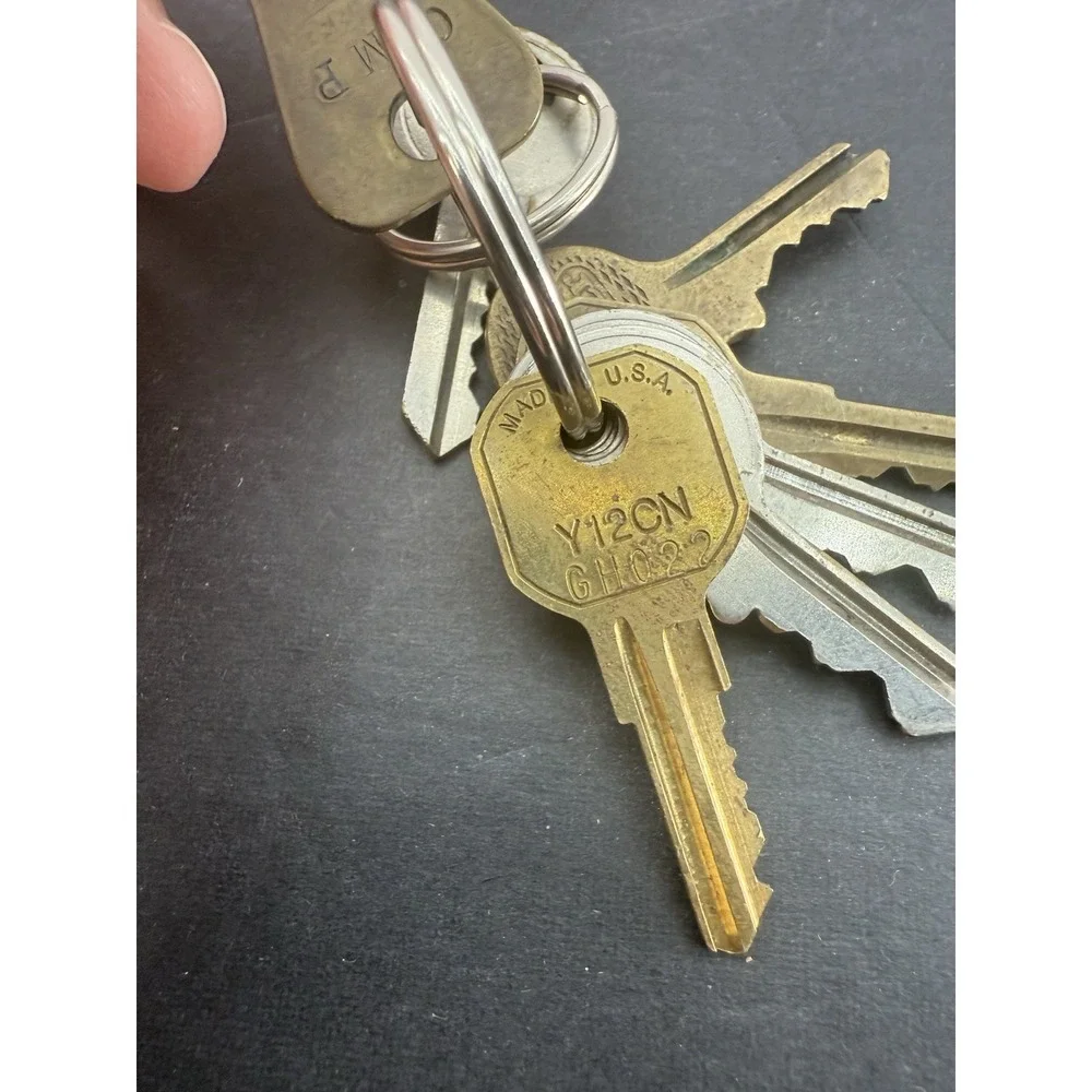 Vintage Deco Master And More Keys On Keychain